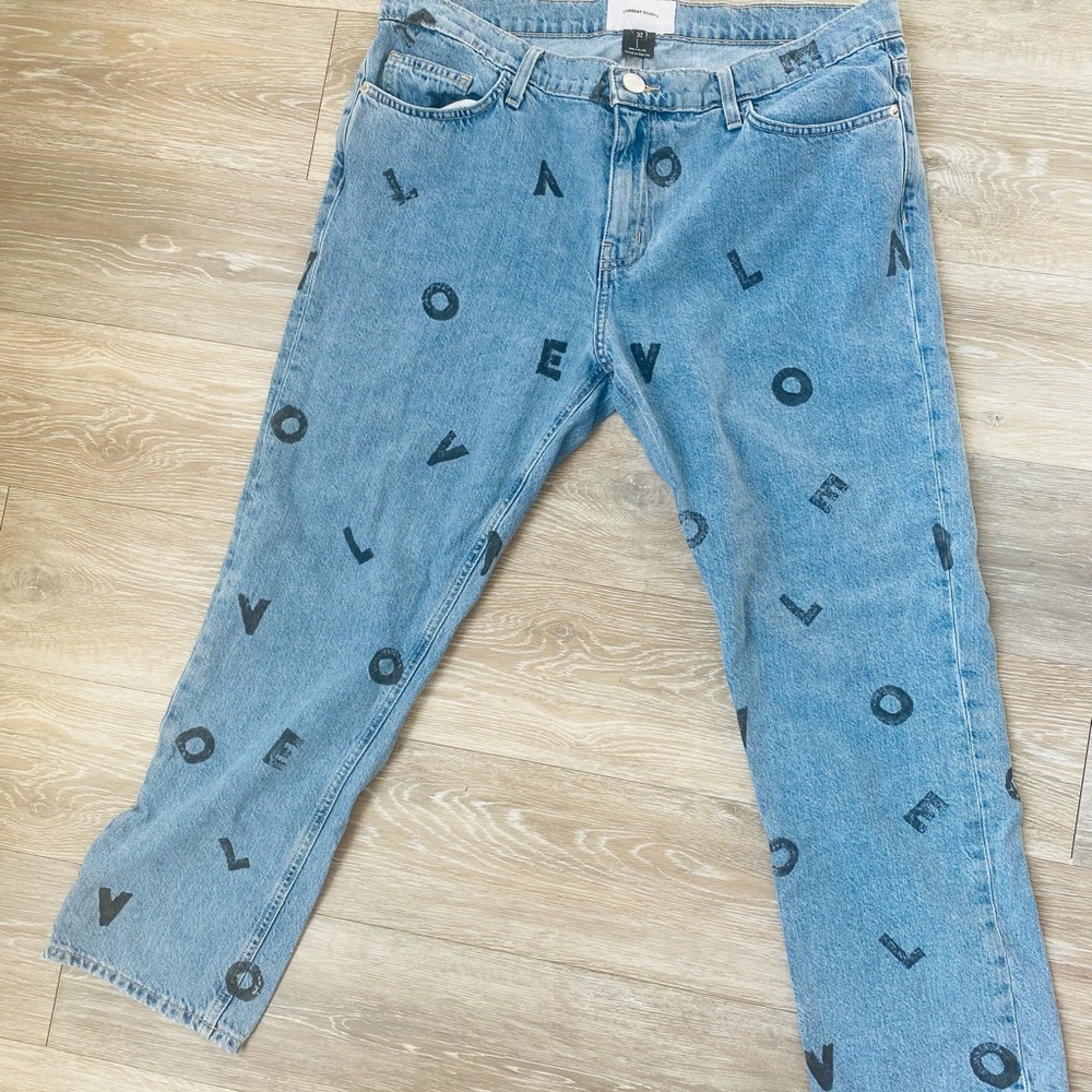 Current/Elliott mid rise Love Jeans